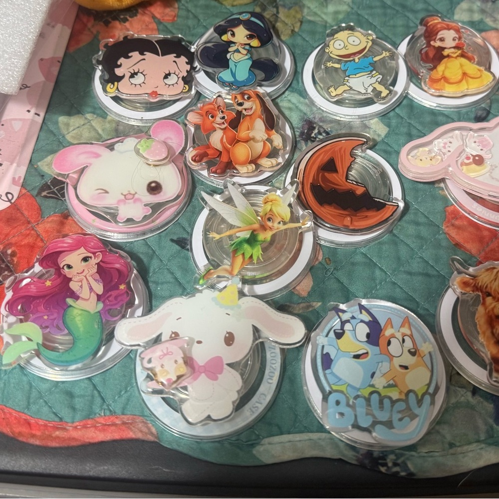 Cartoon Character Acrylic Pins